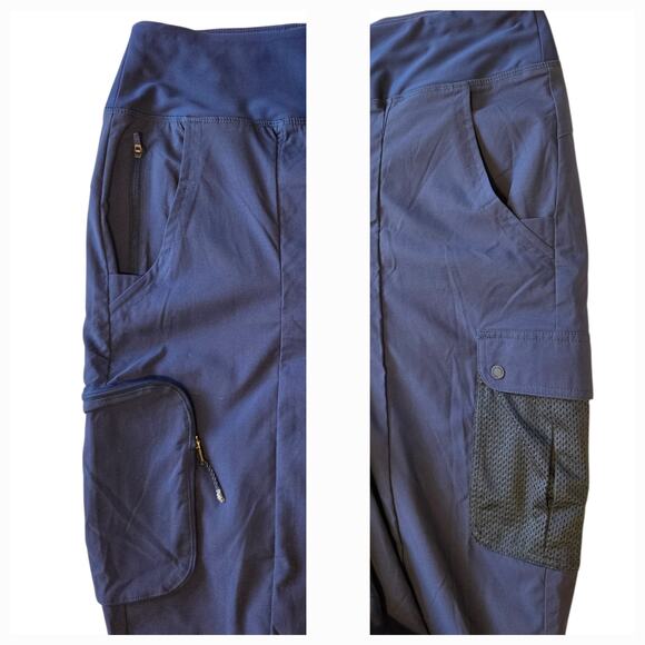 Title Nine Cordillera Pants Hiking Activewear Women's sz XL Cargo Joggers - Picture 9 of 11
